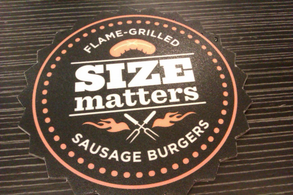 Size Matters Flame Grilled Sausage Burgers!!