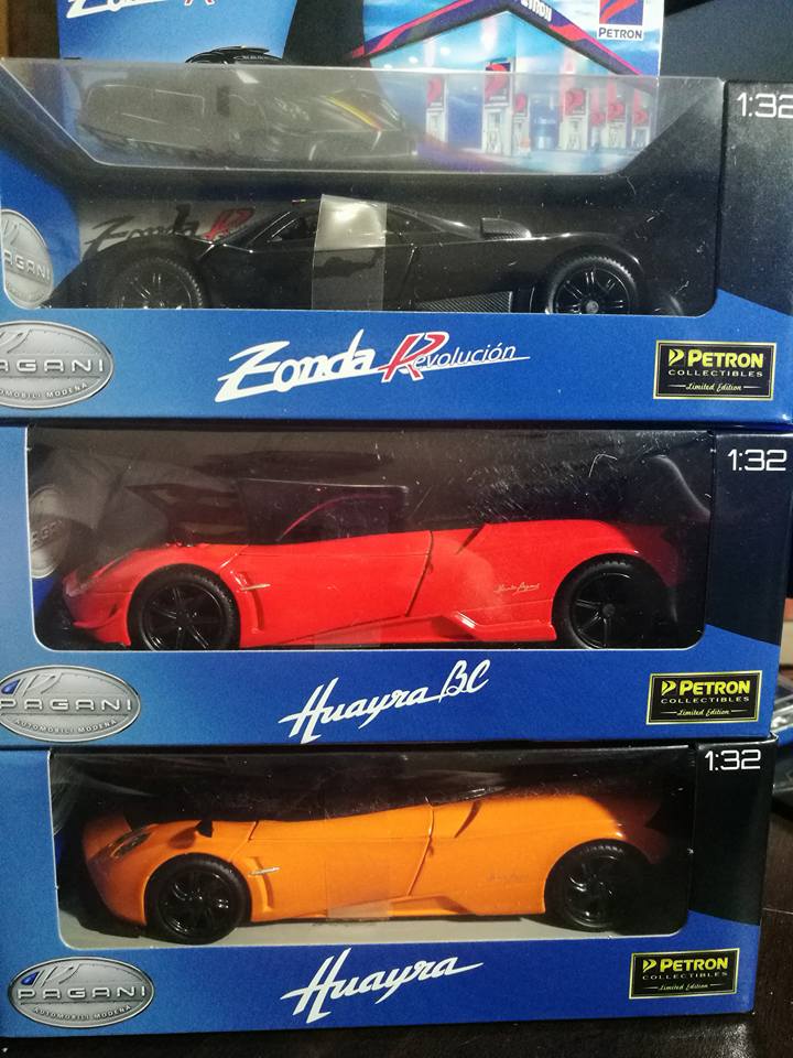 petron pagani toy car